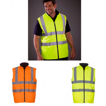 Yoko Hi-Vis Reversible Fleece Bodywarmer